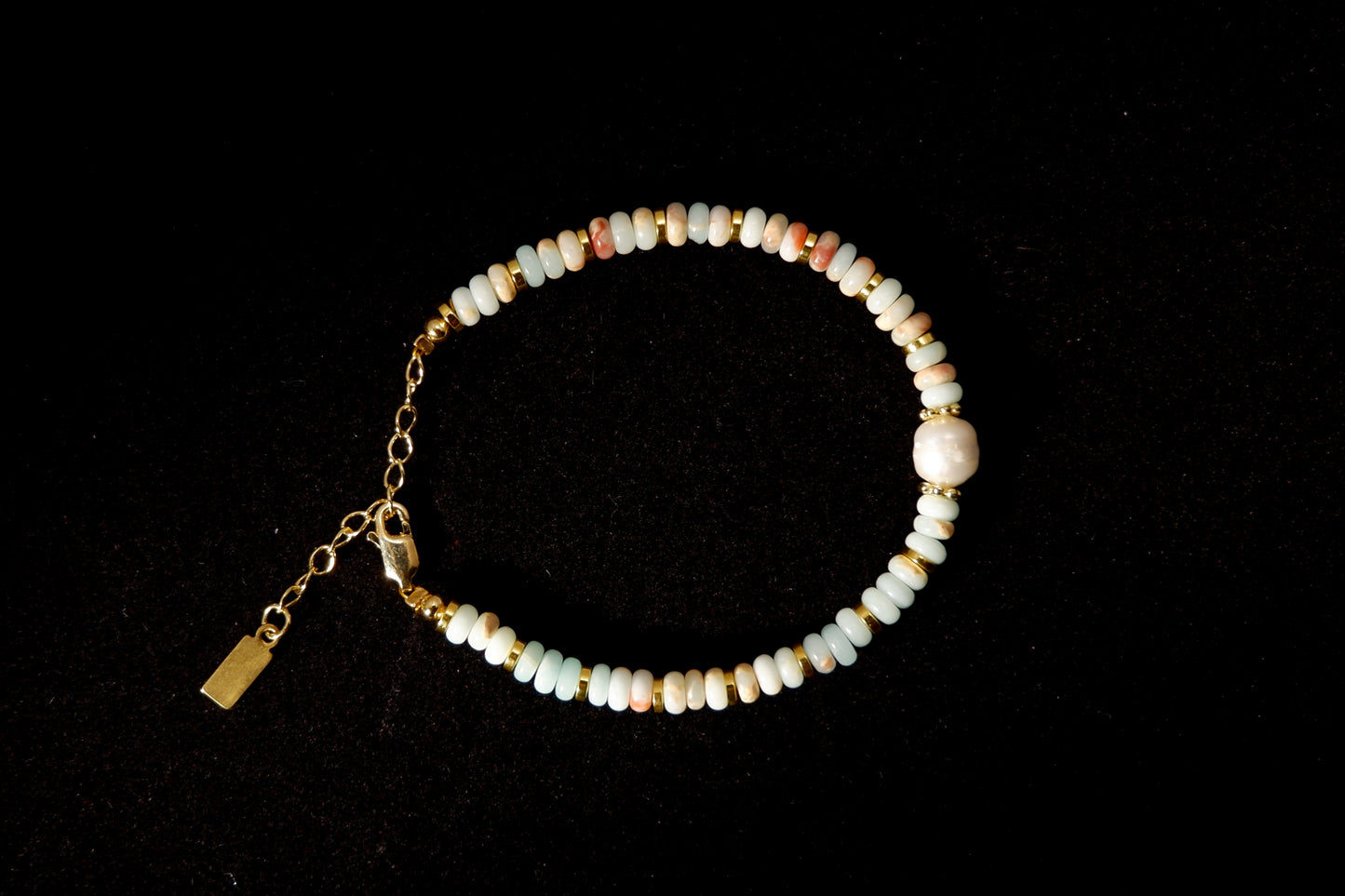 Sea Whisper Stone Bracelet
