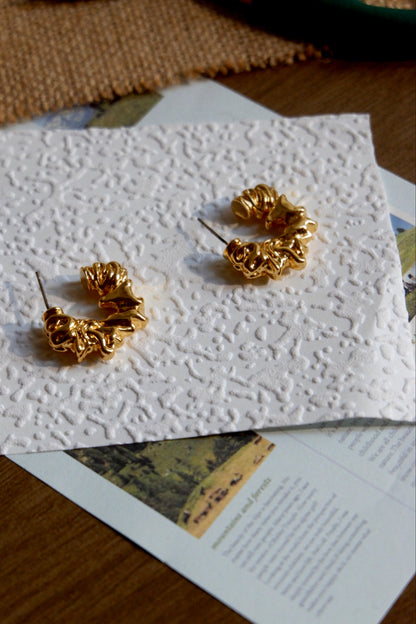 Golden Vortex Earrings