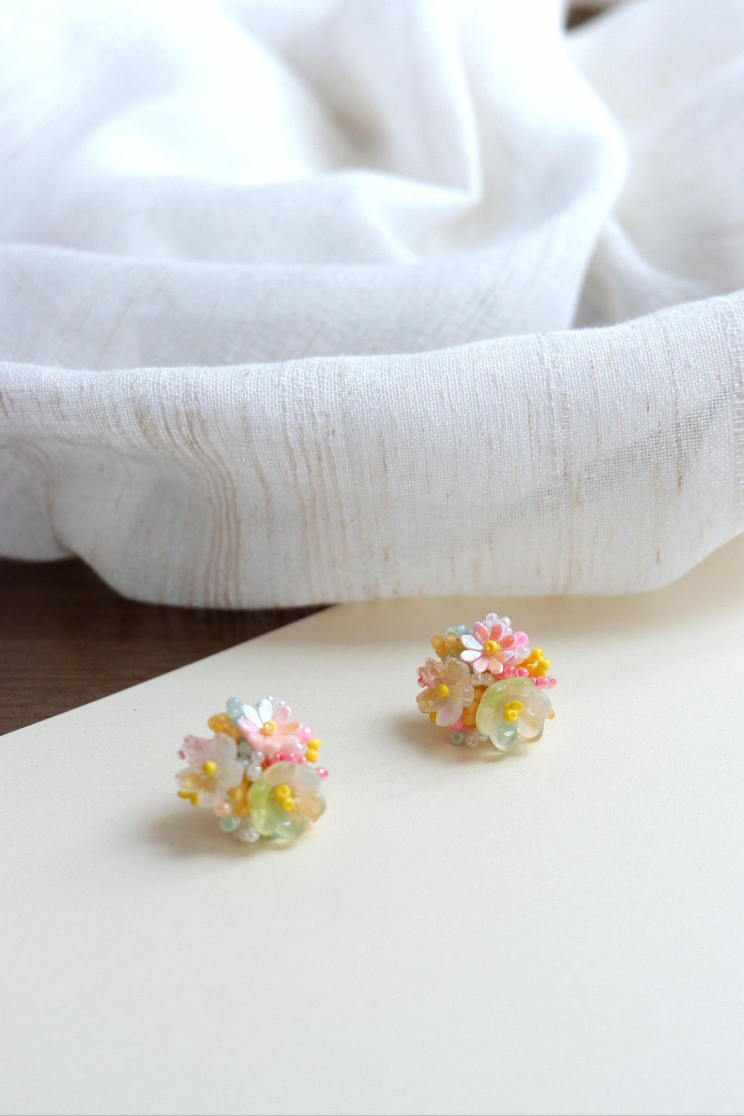 Spring - inspired Floral Earrings