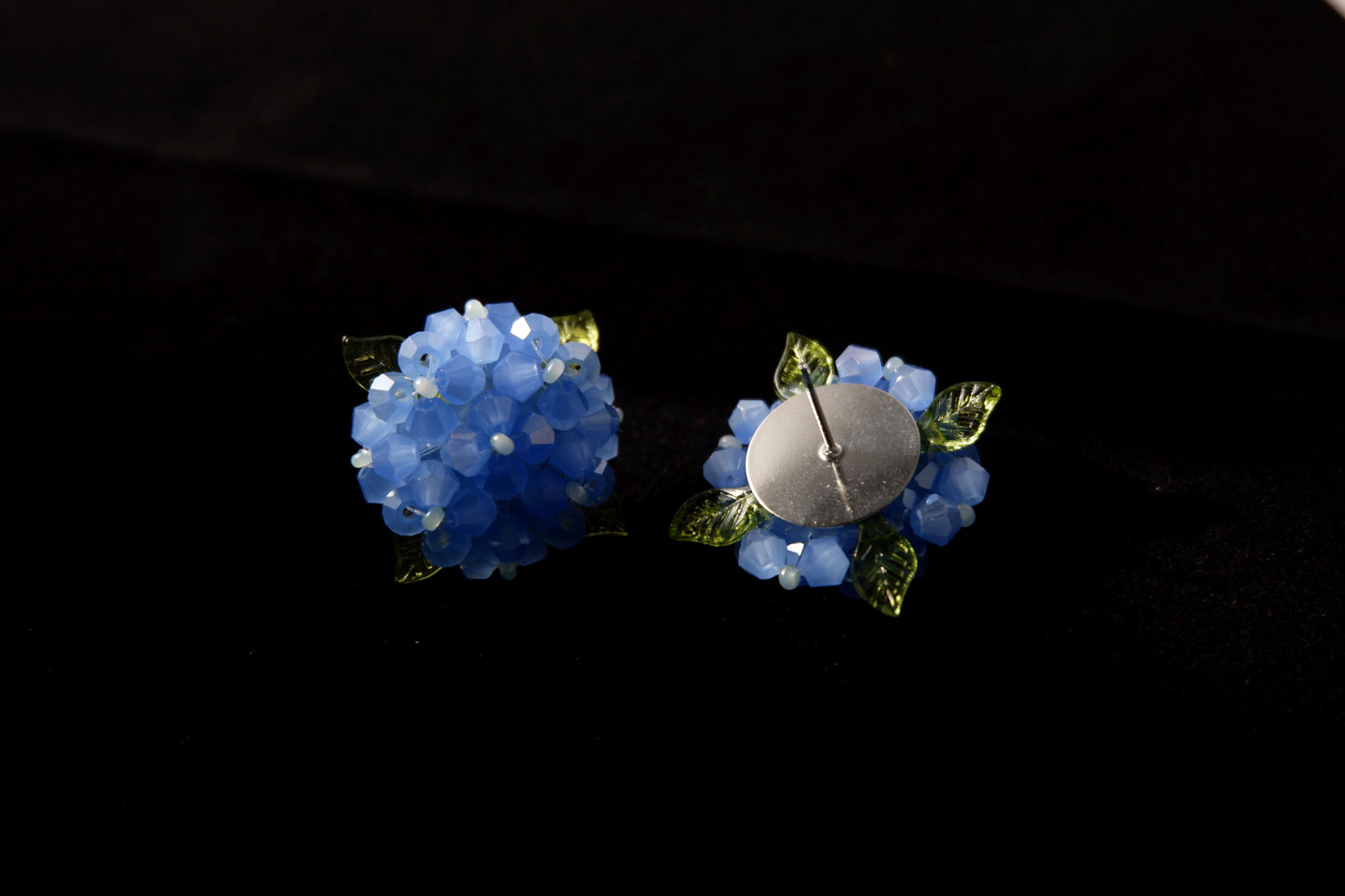 Blue Mist Forest Handmade Earrings